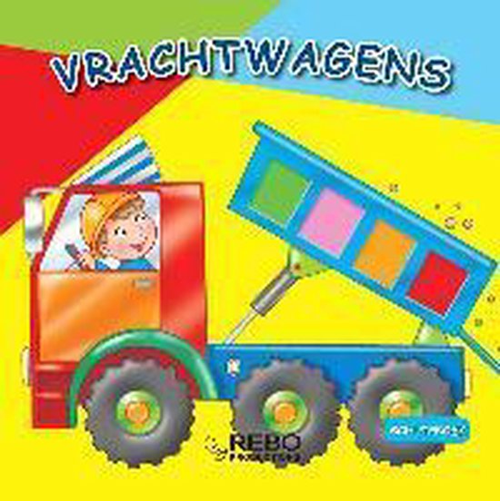 Cover van het boek 'Schuifboekje Vrachtauto's'