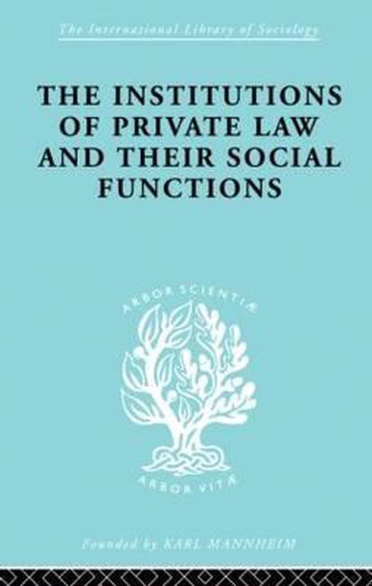 Inst of Private Law Ils 208 - cover