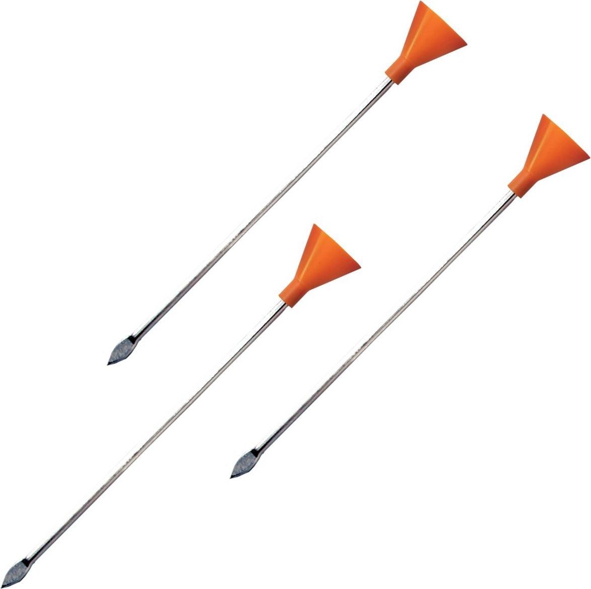 50 x Broadhead Darts Blaaspijp Pijlen Aluminium Cold Steel Sport Blowgun Pijltjes