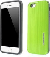 PC/TPU Hardcase Lijnen iPhone 6(s) - Groen