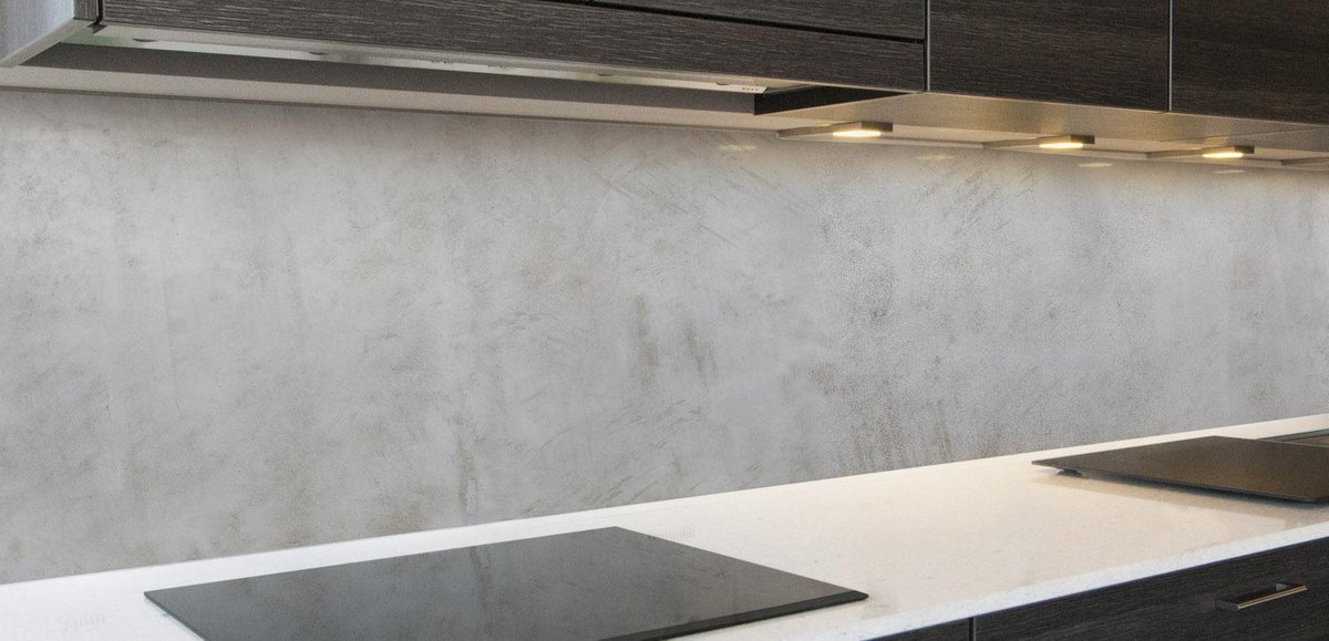 Keuken spatwand -Beton PART2- 400x70cm