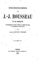 Recherches sur J.-J. Rousseau et sa parente