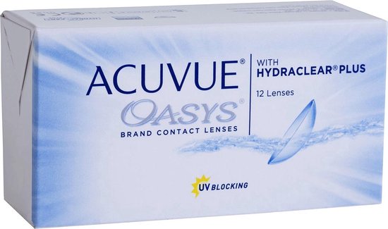 -1.75 - ACUVUE® OASYS with HYDRACLEAR® PLUS - 12 pack - Weeklenzen - BC 8.40 - Contactlenzen