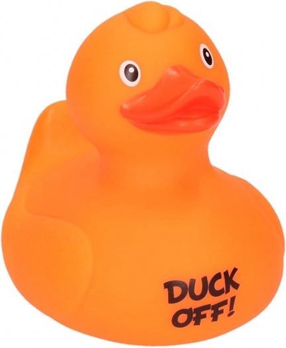 rit Tijdreeksen Ruwe olie Oranje badeend Duck Off 9 cm | bol.com