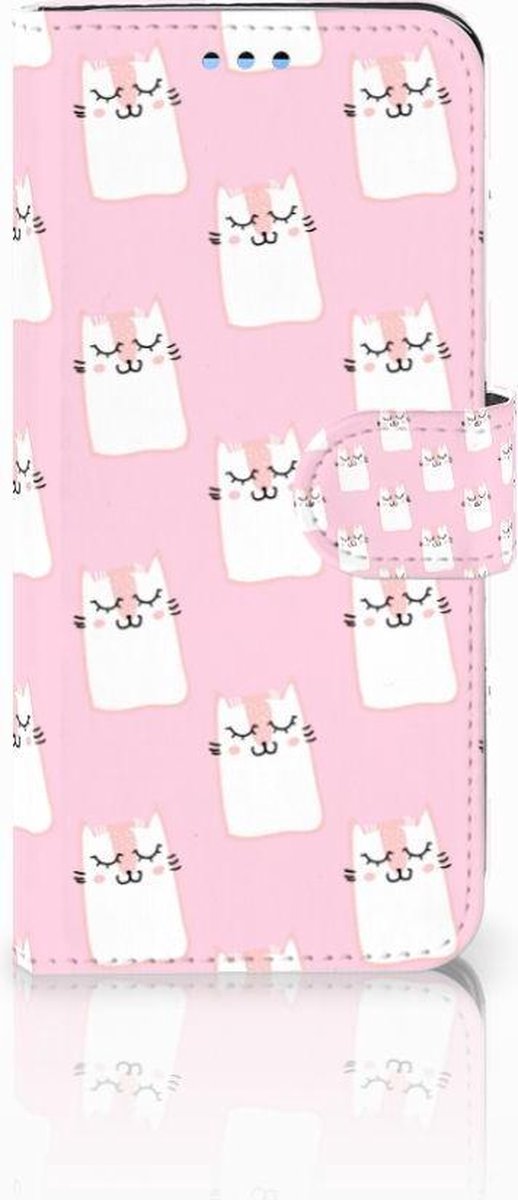 Samsung Galaxy S9 Telefoonhoesje met Pasjes Sleeping Cats