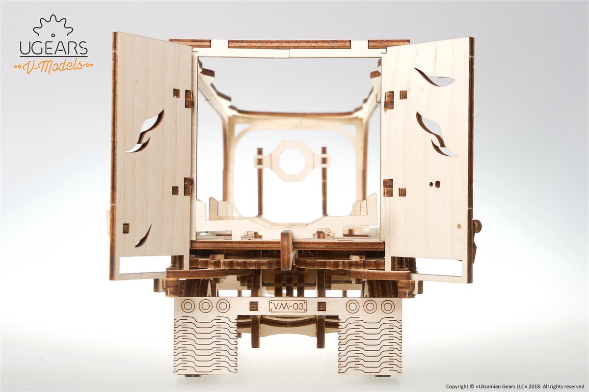 UGEARS Houten 3D Model - Aanhangwagen Voor Heavy Truck — afbeelding 18