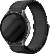 Strap-it 22mm outdoor nylon bandje geschikt voor Samsung Galaxy Watch 3 45mm / Galaxy Watch 46mm / Gear S3 Classic & Frontier - Polar Vantage M / M2 / V3 / Grit X - Garmin Vivoactive 4 (zwart)