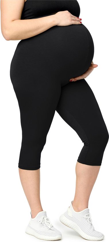 Merry Style Leggings Donna 3/4 Pantaloni Capri Morbidi e