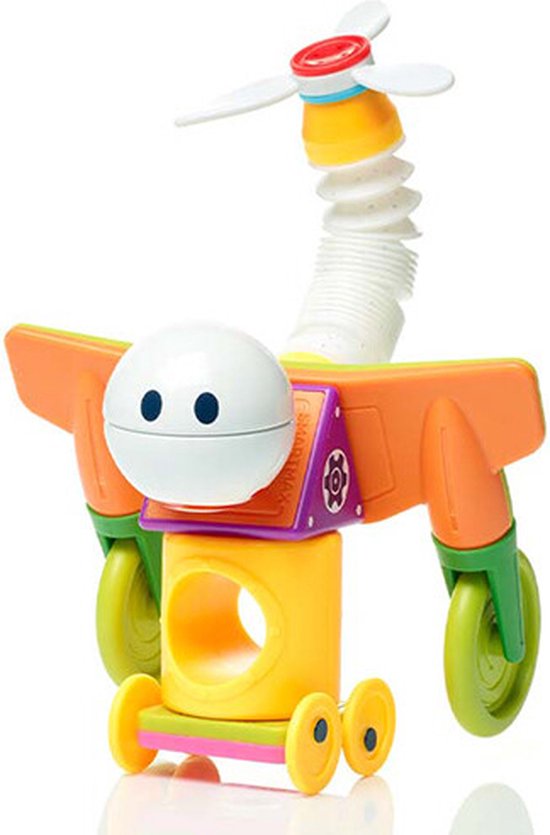 SmartMax Roboflex Plus - Magnetische Robots Bouwen - 20-Delige Bouwset met Flexibele Staven - Educatief Speelgoed voor Kleuters - Vanaf 3 Jaar