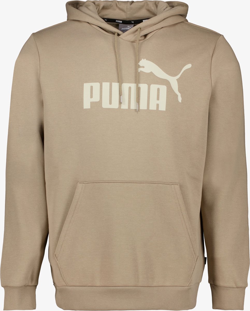 Puma Essentials Big Logo heren hoodie Bruin