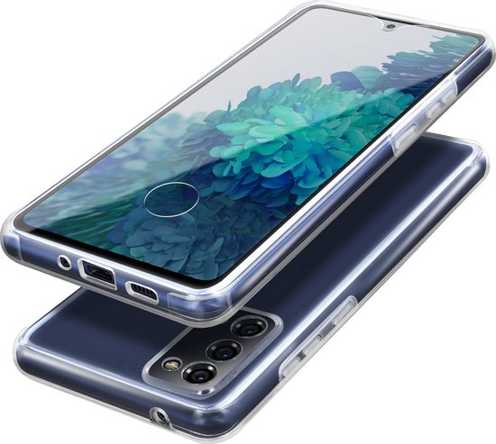 Coque Avizar compatible avec Galaxy S20 FE, intégrée avant et arrière, transparente