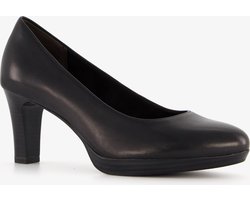 Tamaris leren dames pumps zwart - Maat 39