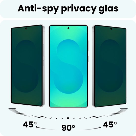 Protecteur d'écran adapté pour Samsung S25 Ultra Protecteur d'écran de confidentialité en Glas trempé couverture complète - Protecteur d'écran adapté pour Samsung Galaxy S25 Ultra Protecteur d'écran de confidentialité Anti- Spy - 2 PACK