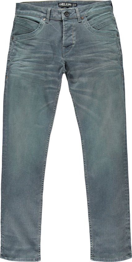 Cars Jeans - Jeans pour hommes - Stretch - Regular Fit - Longueur 32 - Henlow - Gris - Bleu