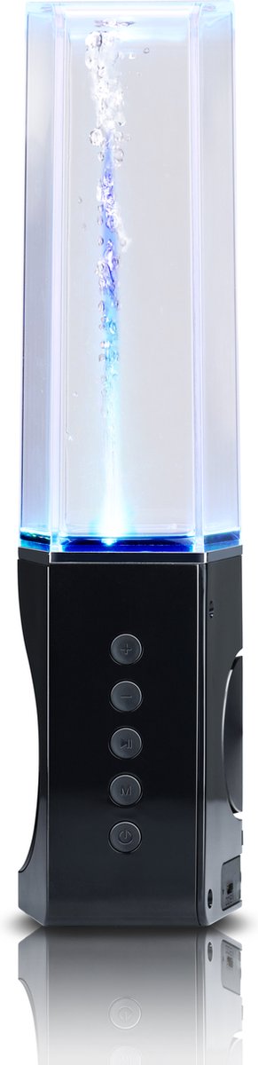 Draadloze Bluetooth Speaker Dancing Aqua - Muziekbox met TWS-Connectie en Waterfonteinen - Partybox met Lichtshow - Compact en Krachtig - Zwart van AquaSound — afbeelding 2