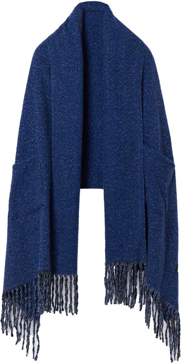 Desigual Sjaal Long Scarf Azul Oscuro Donkerblauw
