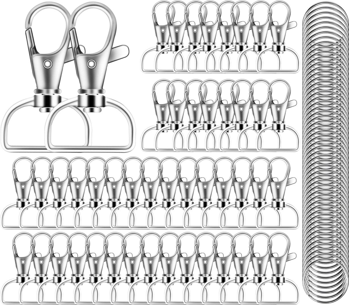 Textielbanden met karabijnhaak – DURABLE: veiligheidssluiting, VE = 50
