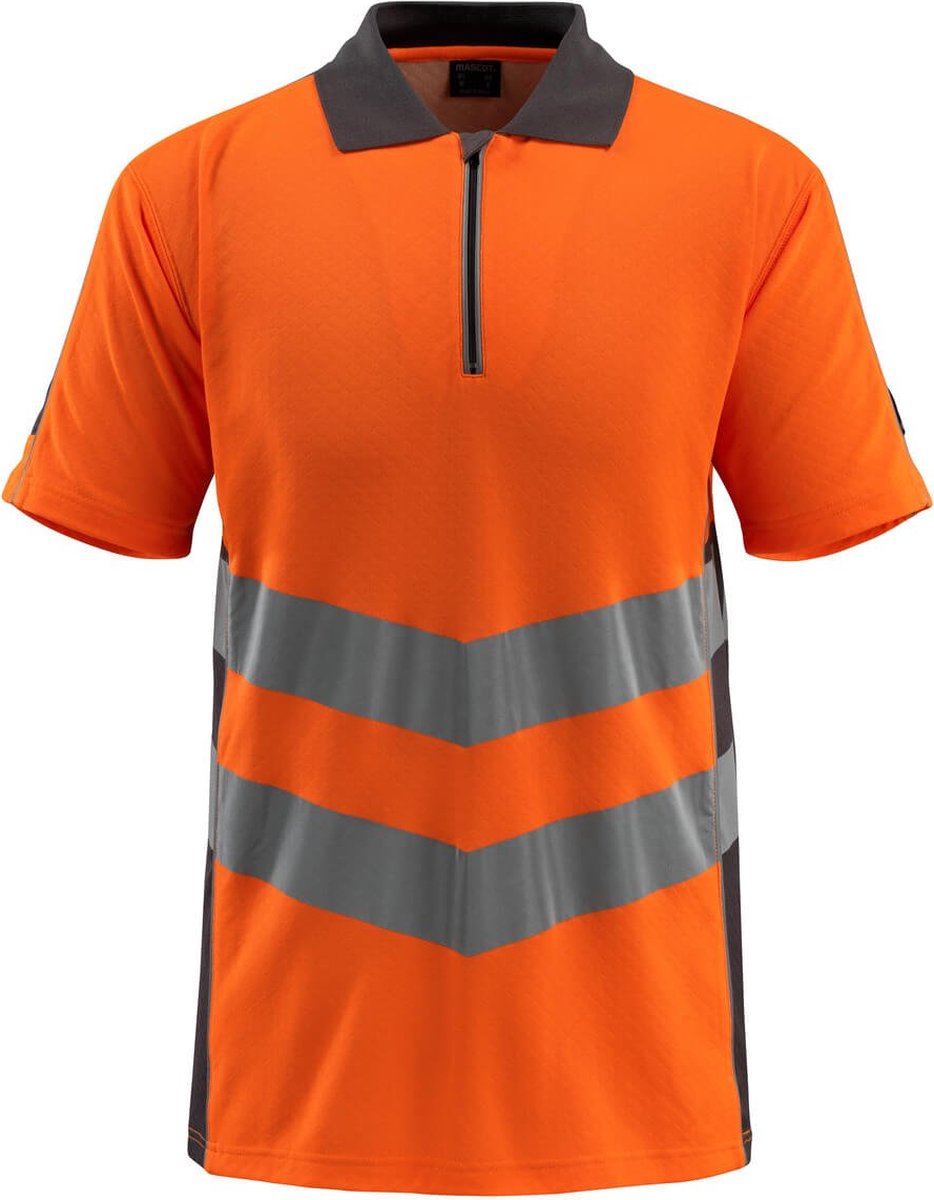 Mascot Safe Supreme Poloshirt 50130-933 - hi-vis oranje/donkerantraciet - 3XL