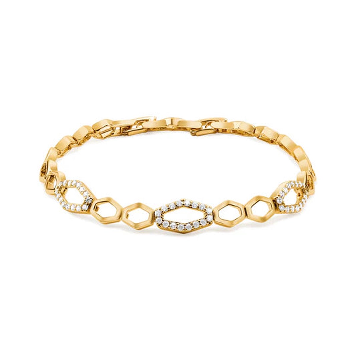 Diamond Chain Bracelet Gold 18K