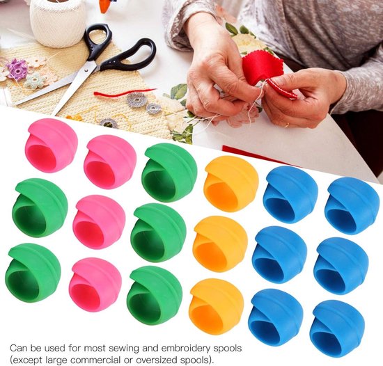 Porte-bobines en silicone de haute qualité et bobine de fil à coudre Porte-bobines en silicone de haute qualité et bobine de fil à coudre