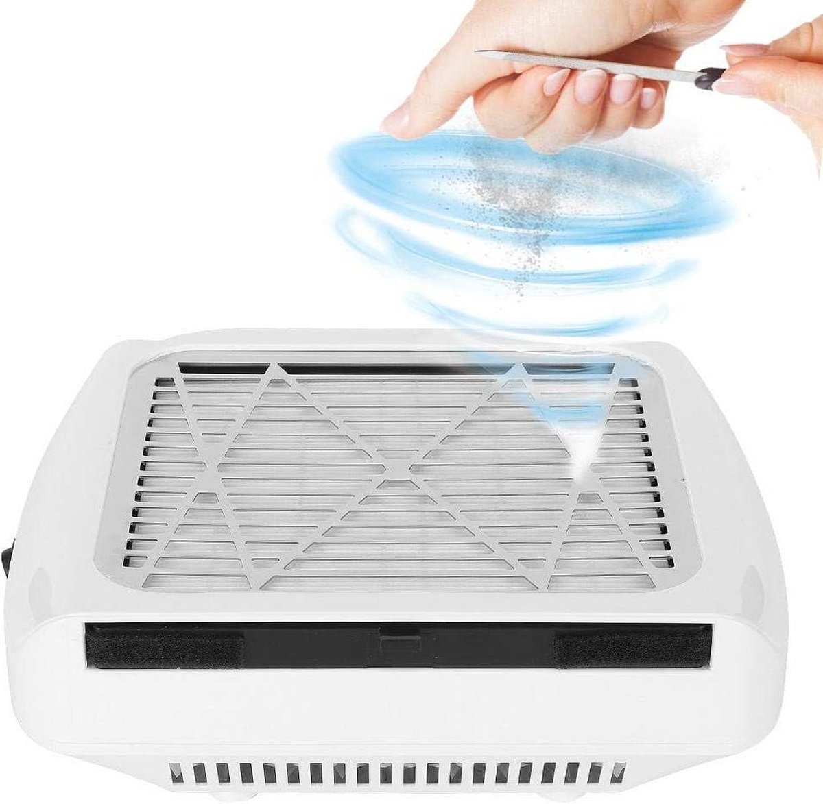 Professionele nagelstofzuiger - stofverzamelaar en tafelstofzuiger voor manicure - 80 W - geluidsarm - krachtig - salon en thuis