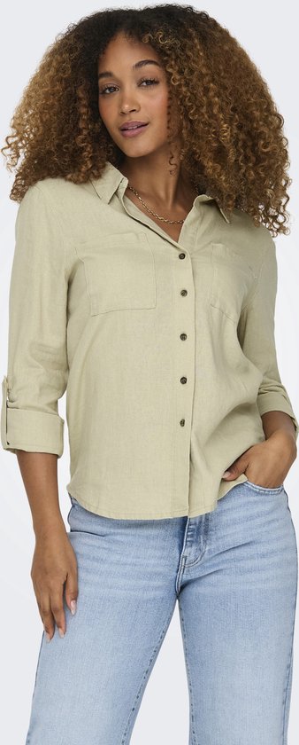 ONLY Asmin Camicia Jeans L/S Donna – Medium Blue Denim - [15361370