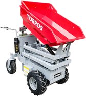 Bol.com Elektrische schaardumper 500kg 186 l hydraulisch kippen batterij 48V Torros MED503HS aanbieding