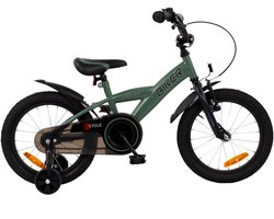 2Cycle Biker kinderfiets 16 inch (4 tot 6 jaar) voor jongens Groen
