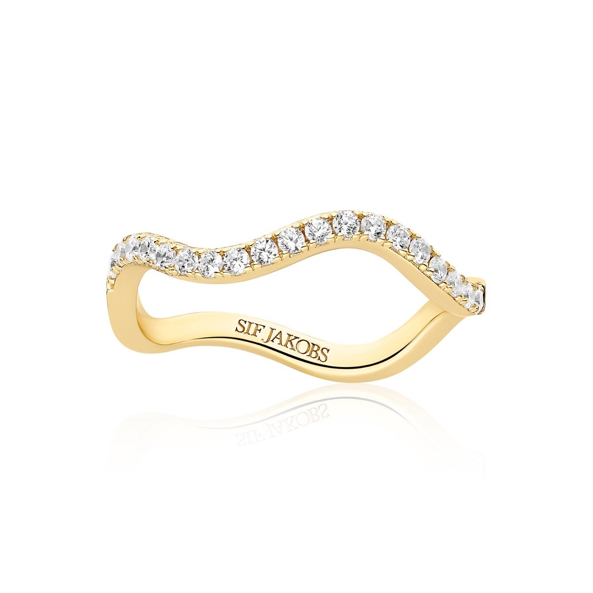 Sif Jakobs Ellera SJ-R3869-CZ-YG-54 - Dames - Ring - Goud - Maat 54