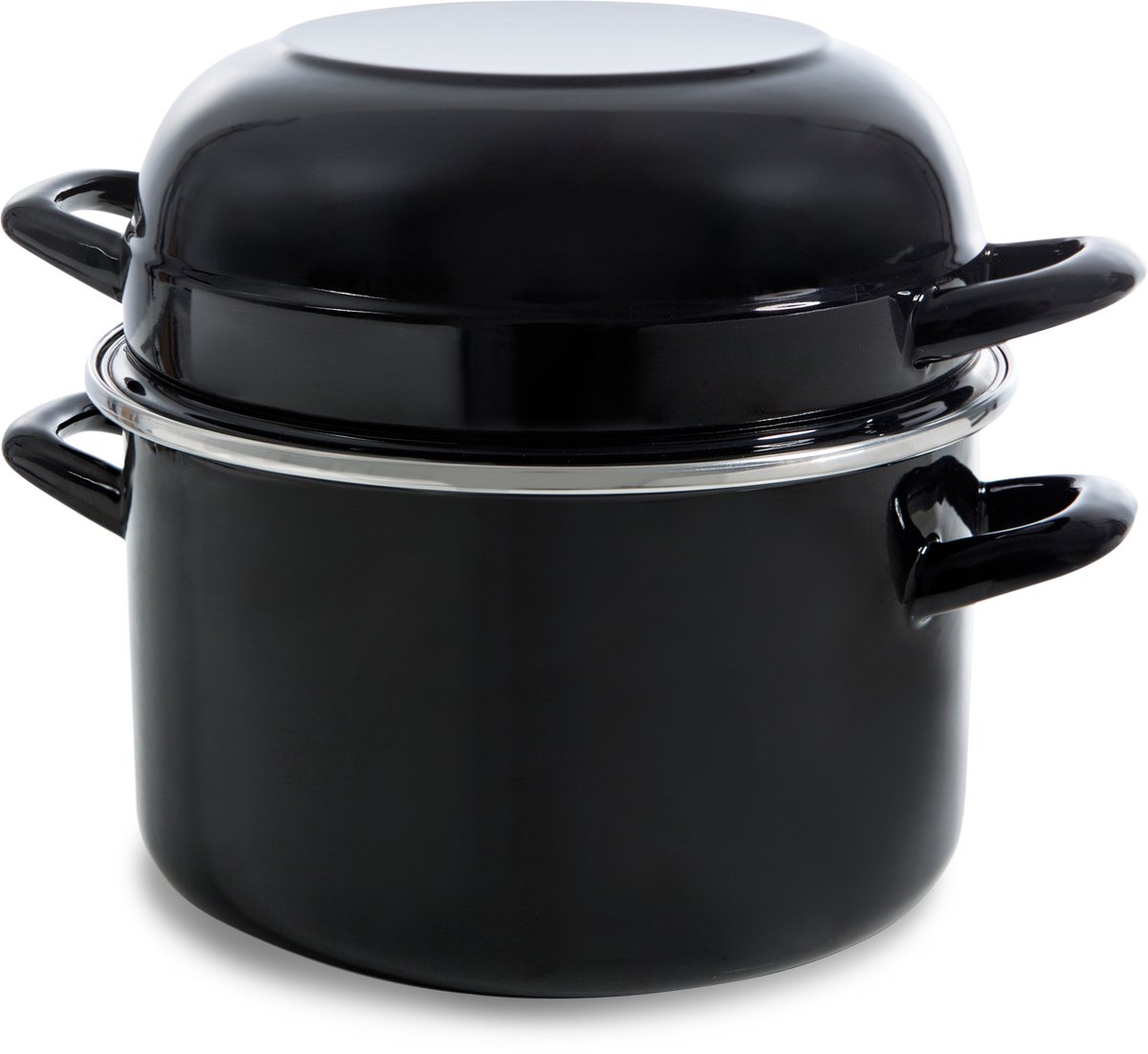 BK Fortalit Mosselpan - Ø 22 cm - Zwart