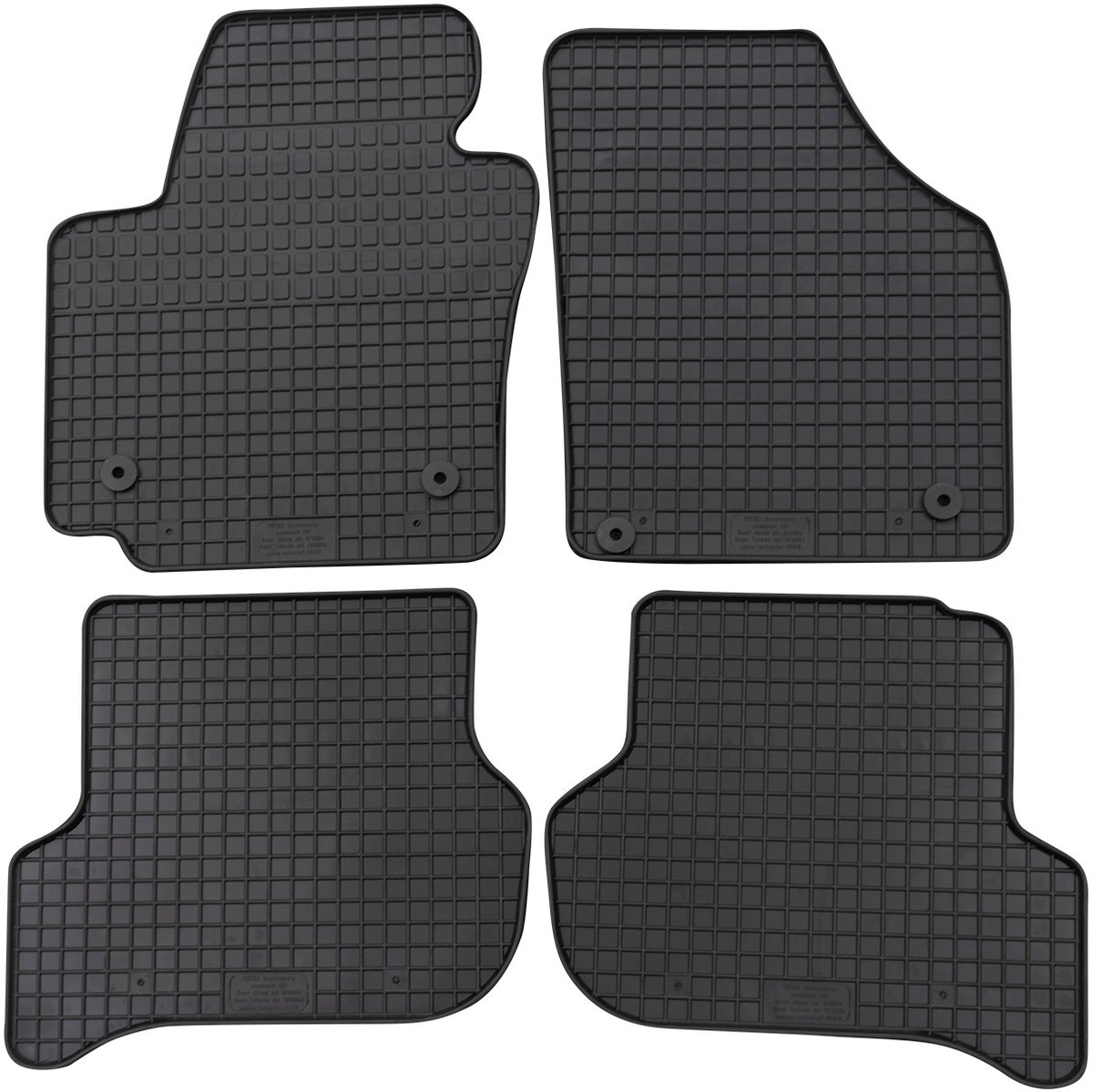 Rubbermatten Seat Altea 2004-2016 (complete set) - Petex