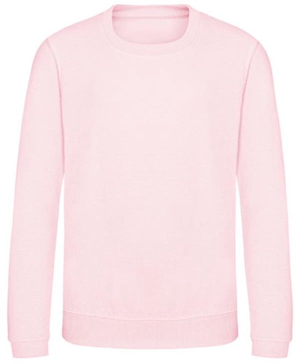 Just Hoods - AWDis Sweat Kinder - Baby Pink maat 5/6 (S)