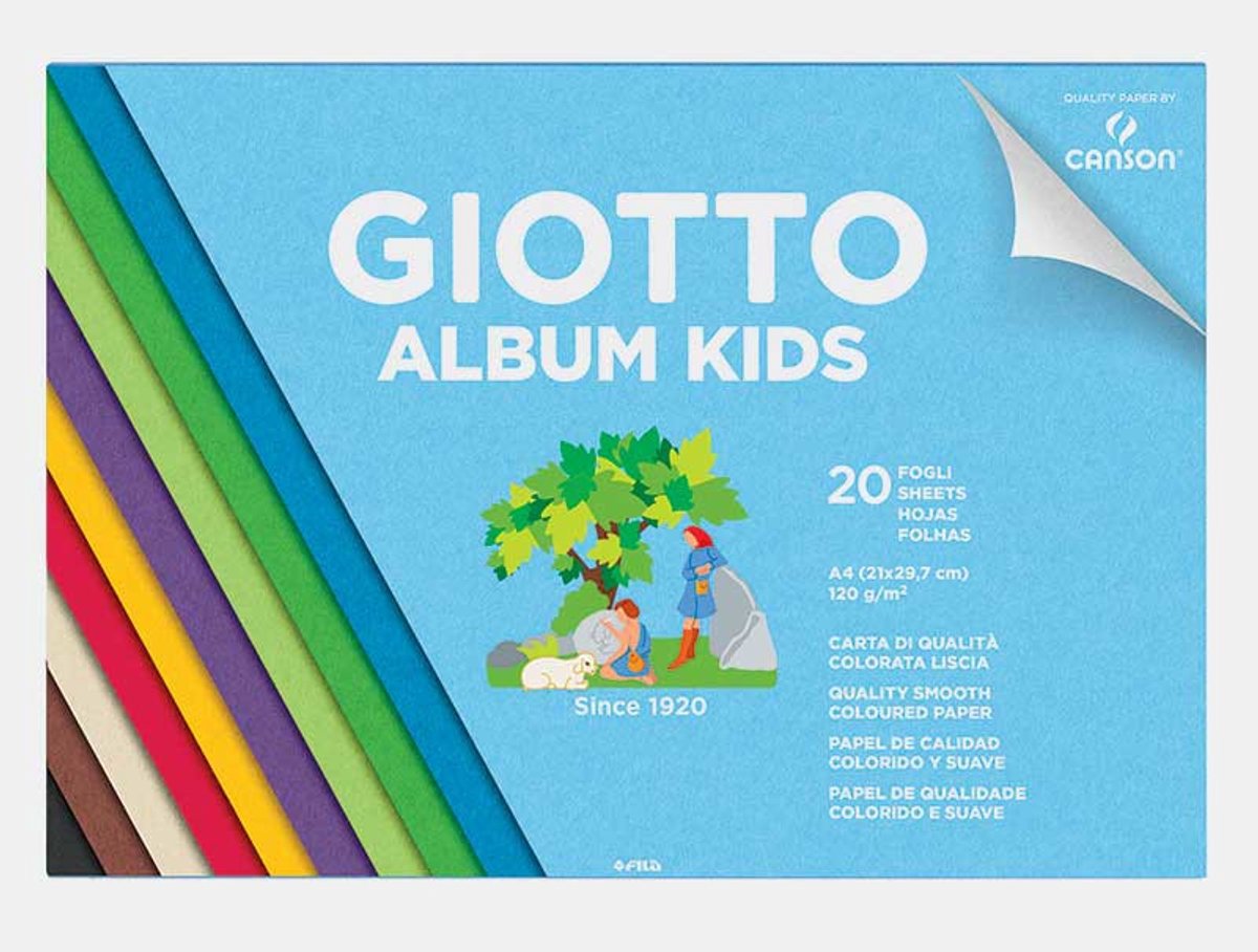 Giotto 580700 creatief papier Kunstpapier 20 vel