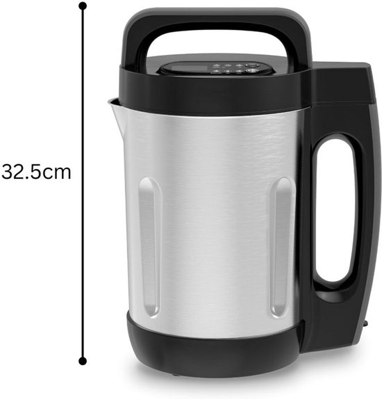 ApexArte® Soepmaker - Blender - Sojamelk Maker - Zwart en Grijs van ApexArte — afbeelding 3