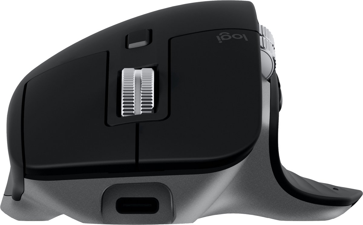 Logitech MX Master 3S - Draadloze Muis - Bluetooth - Space Grey