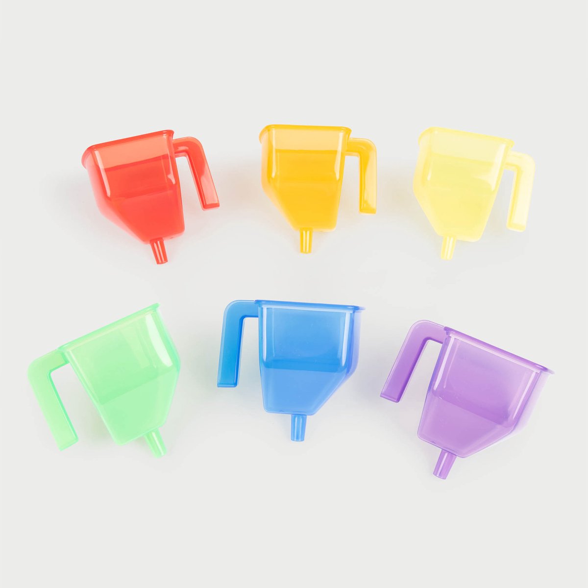 tickit® - Gekleurde Grote Trechters (6 stuks)