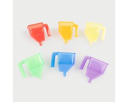 foto van tickit® - Gekleurde Grote Trechters (6 stuks)