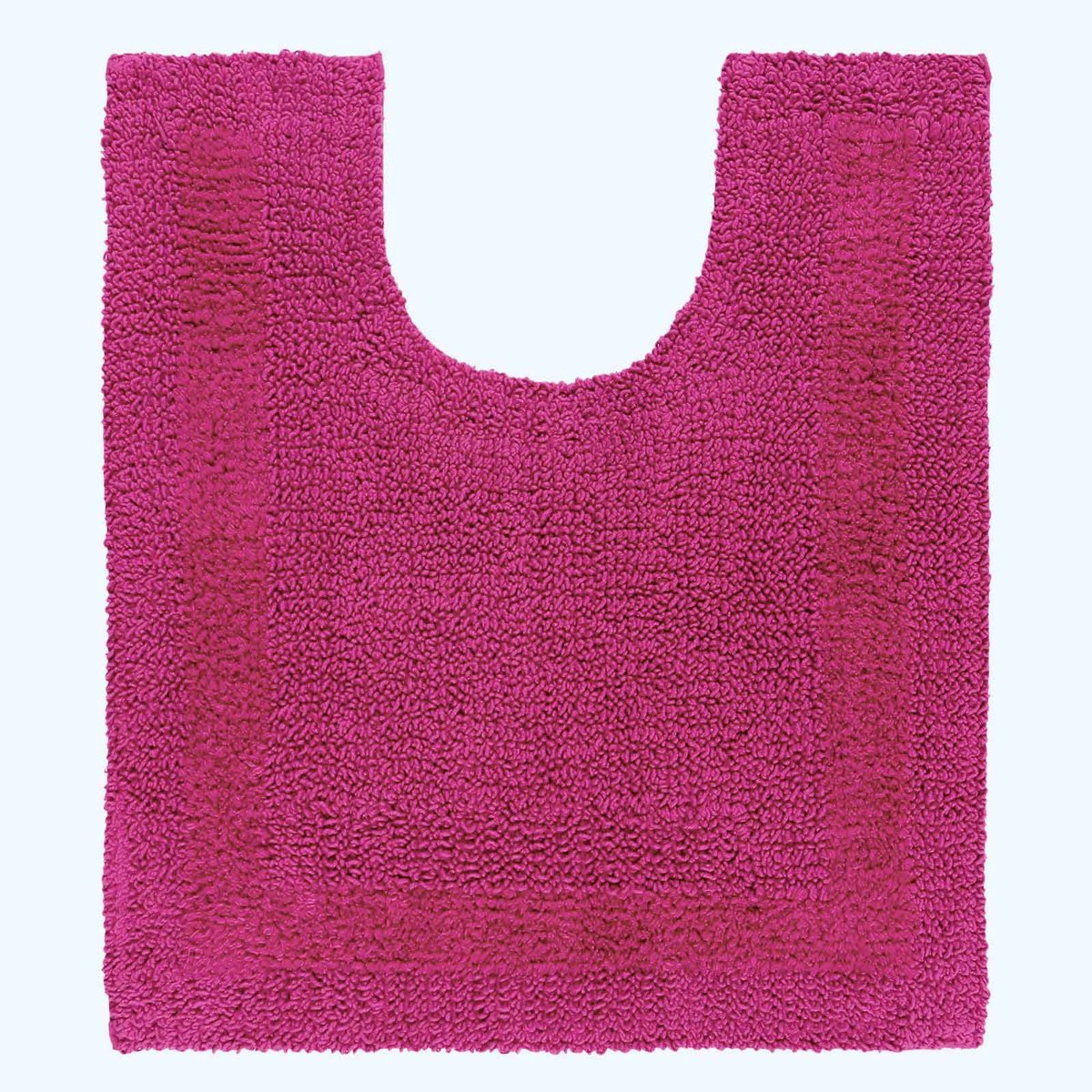 Homescapes toiletmat framboos 50x55 cm gemaakt van 100% katoen