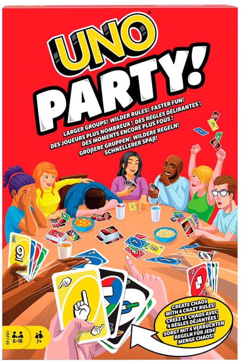 Mattel Games UNO Party - Kaartspel