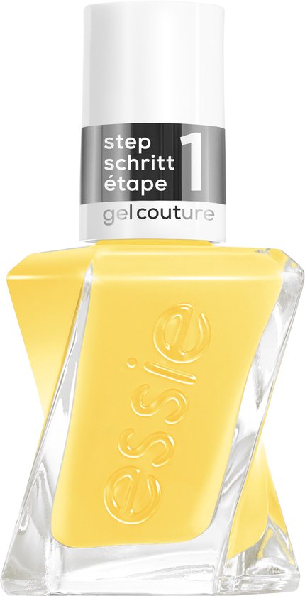 essie gel couture by essie 560 rev it up nagellak - geel - gellak zonder UV-lamp - tot wel 15 dagen glanzend - geel - 13,5ml