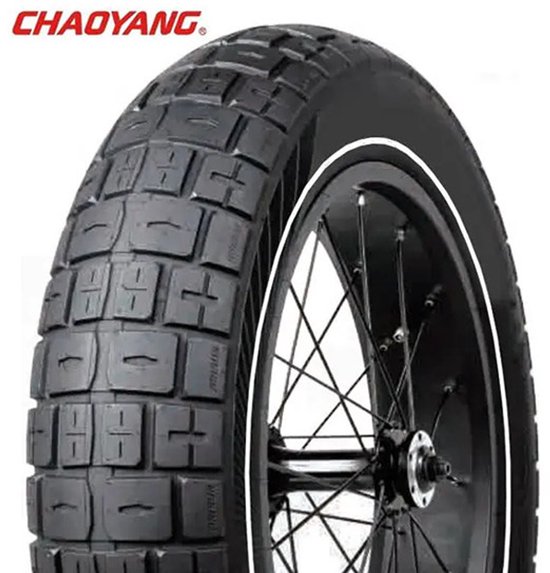 Fatbike buitenband 20×4.00 Chaoyang Easy Transport zwart lekbestendig HippoSkin profiel reflectie