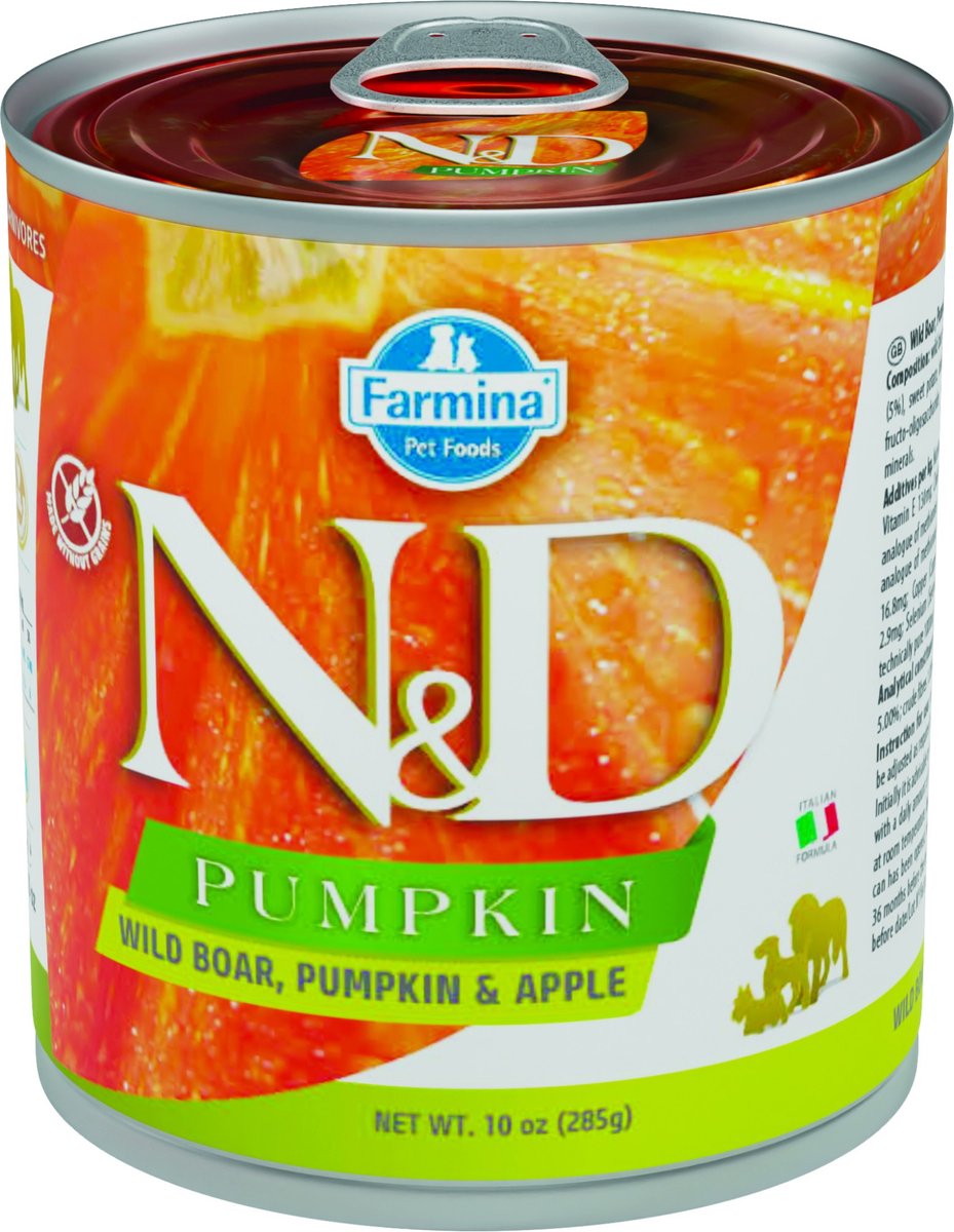 N&D N&D Pumpkin natvoeding voor de hond Wild Zwijn 285 gr. - per 6 stuks