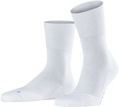 FALKE Run eenkleurig katoen functioneel materiaal sokken unisex wit - maat 42-43