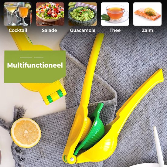 HI NATURE™ Citruspers - Citroenpers - Limoenpers - Handmatige Citroenpers - Lemon squeezer - Citrusknijper - Fruitpers - Sinaasappelpers van hi — afbeelding 2