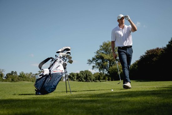 Big Max Dri Lite Hybrid Plus - Waterwerende Golftas - Standbag - Zwart van Merkloos — afbeelding 2