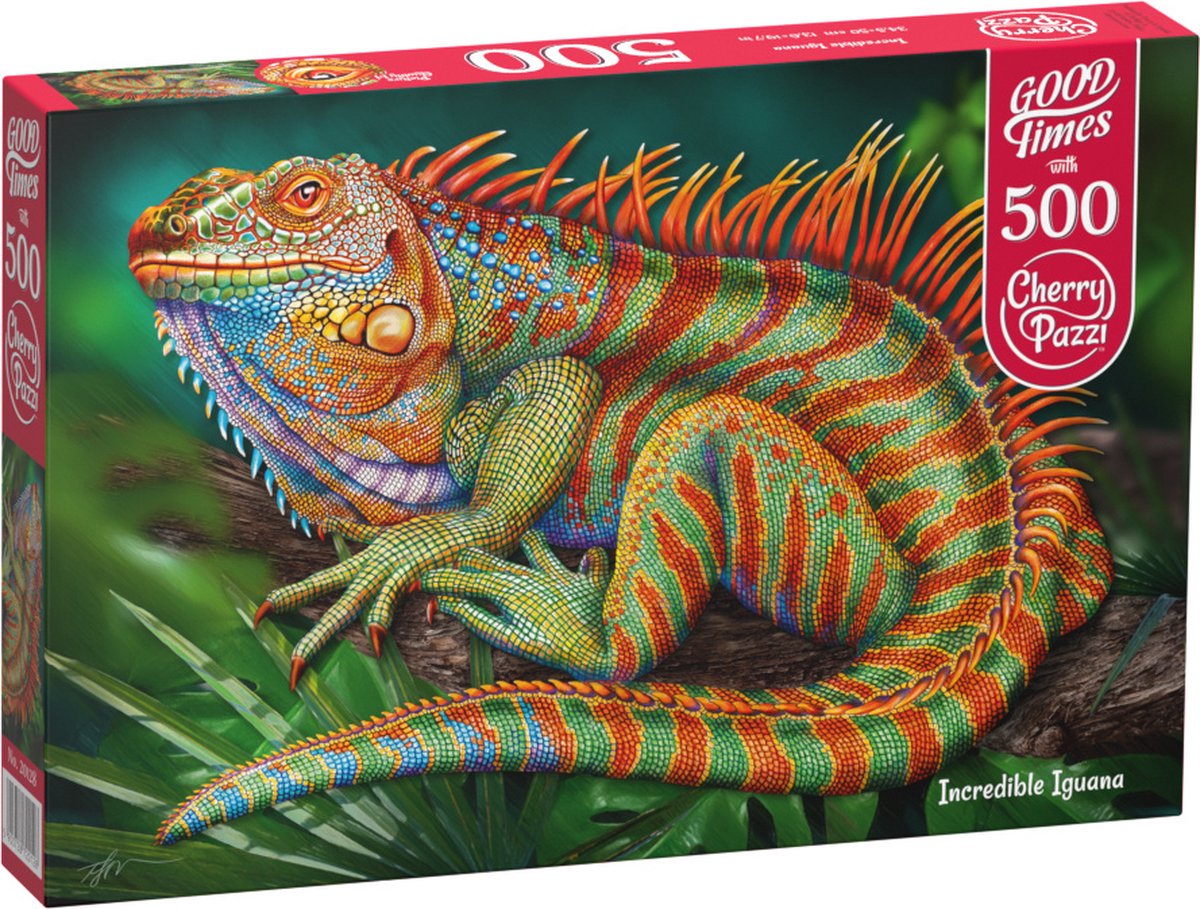 Incredible Iguana Puzzel 500 Stukjes