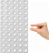 Benson Transparante Siliconendruppels – Zelfklevende Stootdoppen – Ø 10 x 1.5 mm – 50 stuks