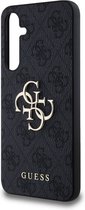 Guess 4G Metal Logo Back Case - Geschikt voor Samsung Galaxy A35 (A356) - Grijs