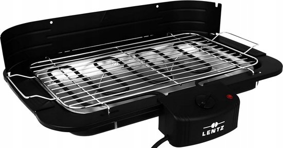 Lentz Elektrische Tafelgrill - 47 x 35 cm - Grillplaat Elektrisch - BBQ - Rookvrije Grill - Regelbare Thermostaat - 2200 W van Lentz — afbeelding 2