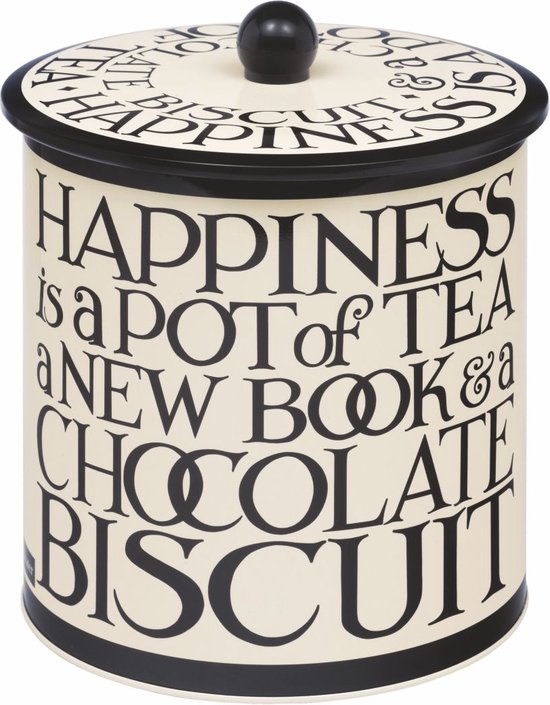 Emma Bridgewater - Boîte fraîcheur - Boîte de rangement - Ronde - Black Toast